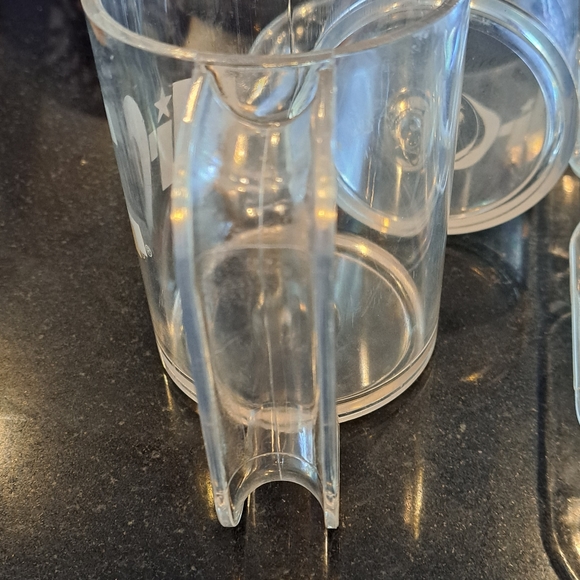 Vintage Hi-C clear plastic mugs - Picture 6 of 8